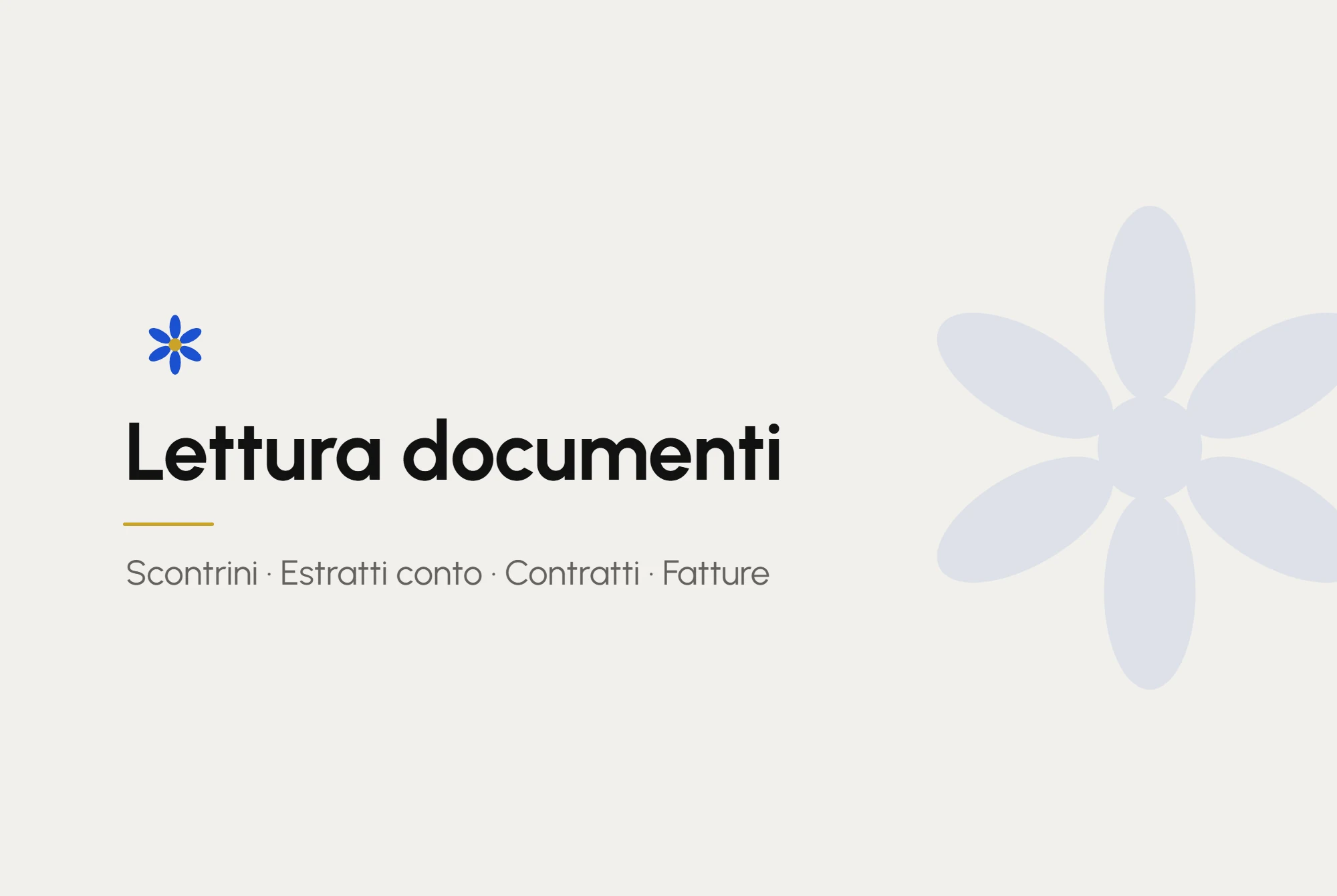 Lettura automatica dei documenti
