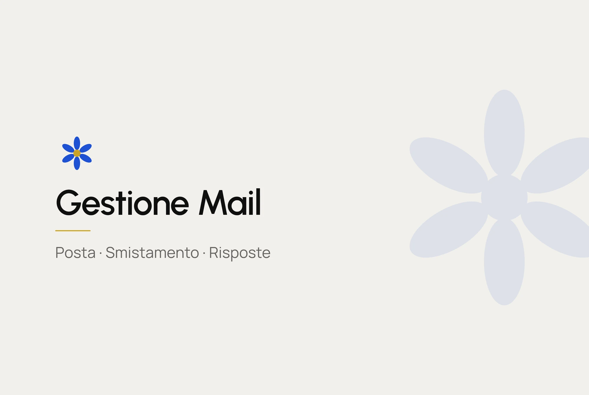 Centro di controllo della posta